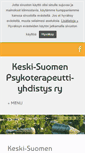 Mobile Screenshot of k-spsykoterapeuttiyhdistys.fi