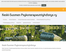 Tablet Screenshot of k-spsykoterapeuttiyhdistys.fi